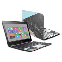 Mightyskins Skin Compatible with Hp Chromebook 11 G5 11.6" - Wood and Marble | Protective, Durable, and Unique Vinyl Decal Wrap Cover | Easy to Apply, Remove, and Change Styles | Made in The USA