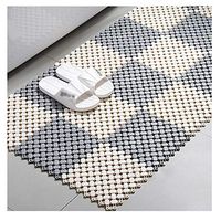 GHHZZQ Shower Stall Mat Non-Slip Splice Arbitrary Cutting Foot Pad Shower Kitchen Balcony Bathtub Mats, 4 Colors, 21x21cm, 4 Pieces (Color : C, Size : 10-Tiles)
