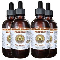 Propolis Liquid Extract, Raw Propolis Supplement Tincture 4x4 oz