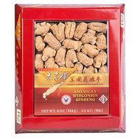 Prince of Peace Wisconsin American Ginseng Medium(#2) Round Roots (4 oz)