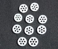 25 Pack Aura Honeycomb Frosted Clear Glass Screens 7-9mm Diameter - Made in USA