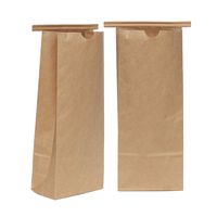 AwePackage 1 lbs(16 oz) Compostable Kraft Paper Tin Tie Bag (50)