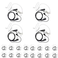 KENMAX 2-Pin Covert Air Acoustic Earpiece Headset for Two Way Radio Kenwood PUXING Baofeng UV-3R Plus UV-5R UV-5RA 888S (20 Pack)