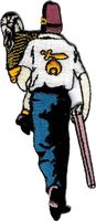 Shriner Editorial Walking Tall Emblem Iron-On Patch [3.5"]