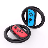 Steering Wheels Kit for Nintendo Switch Joy-Con Racing Game Controller Attachments Handle Grips Set?