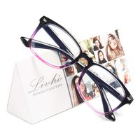 Livhò Blue Light Blocking Computer Glasses,Tablet/Gaming/TV/Phones Glasses for Women Men,Anti Eyestrain Filter UV Glare & Reduce Headache Eyewear Fake Glasses LI8056-0.0 Magnification