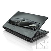LSS Laptop 17-17.3" Skin Cover with Colorful Grey Pattern for HP Dell Lenovo Apple Asus Acer Compaq - Fits 16.5" 17" 17.3" 18.4" 19" (2 Wrist Pads Free)