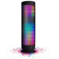 Music Angel LED Bluetooth Speaker, Portable Wireless Speaker with 5 LED Visual Display,2200mAh Power Bank,8 Hours Playtime,Bulit-in Mic for Indoor/Outdoor/Shower
