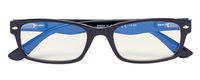 Anti Blue Light Computer Reading Glasses Reduce Eyestrain Eyeglasses Men Women(Black) +2.5
