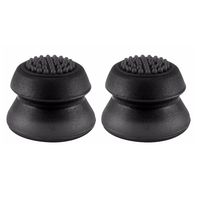 Gotor 2pcs Extra Height Anit-slip FPS Thumb Sticks Grips Thumbgrip Caps for PS3, PS4, Xbox One, Xbox 360 controllers - Black
