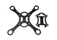 Usmile Kingkong Smart100 Super Lightweight 100mm Micro Brushed Carbon Fiber Quadcopter Frame for Mini Micro Nano FPV Racing Support for 820 8.520mm Motor