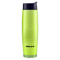 WEALLNERSSE Bluetooth Wireless Mini Speaker and Sport Bottle (Music Cup), 400mL Stainless Steel Vacuum Cup with Portable FM Radio Outdoor Speaker for Bicycle, Bike, Cycling, Hiking, Camping (Green)