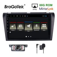 Brogotek Android 8.1 Car Stereo Head Unit for Mazda 3 2004-2009 Car Radio GPS Navi Navigation 9 Inch IPS Panel Touch Screen Bluetooth Radio SWC 4G WiFi CAM-in (Mazda 3(2004-2009))