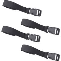 XTACER Backpack Accessory Strap Luggage Straps (Black - Release Buckle Straps (4-Pack))