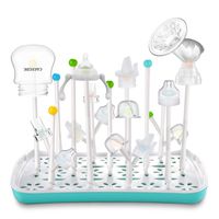 Baby Bottle Drying Rack with Drainer, Termichy Countertop Bottle Holder for Baby and Toddler