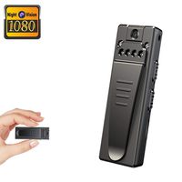 Mini Spy Camera, Full HD 1080P Portable Mini Nanny Cam with Night Vision and Portable Pocket Clip Wearable Body Camera Video Recorder,Small Security Camera for Home and Office(Without Card)