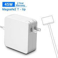 Compatible with MacBook Air Charger 45W, Rocketek MagSafe 45W 2nd-Gen T Shape Connector AC Power Adapter, Mag 2 T-Tip Power Adapter Charger for Mac-Book Pro 13" Retina Display-Fits Late 2012