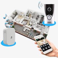 Onbay1 Home WiFi Smart Wireless Security Doorbell Visual Intercom Recording Video Kits