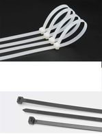 100 Pack Nylon Cable Zip Ties 10 Inch Ultra Strong Self-Locking Industrial Wire Straps 0.142 Width (Black & White)