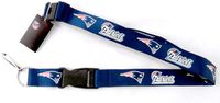 NFL New England Patriots Team Lanyard, Blue