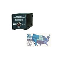 MFJ Dummy load, 0-650MHz, 300W, dry and Ham Guides TM Pocket Reference Card Bundle