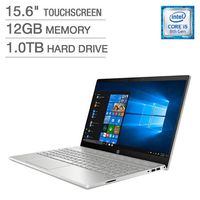 2019 Newest HP Pavilion Business Flagship Laptop PC 15.6" HD Touchscreen Display 8th Gen Intel i5-8250U Quad-Core Processor 12GB DDR4 RAM 1TB HDD Backlit-Keyboard Bluetooth B&O Audio Windows 10