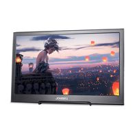 JOHNWILL Portable Monitor for Laptop 13.3 inch Mobile IPS Monitor 1920x1080P Widescreen Monitor HDMI/USB Speaker Built-in Raspberry Pi PS4 Monitor Portable Display Gaming Monitor PC Monitors