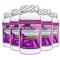 Probiotic Lactobacillus Acidophilus Digestive Health, with 100 Million"Pass Through" Active Cultures (6)