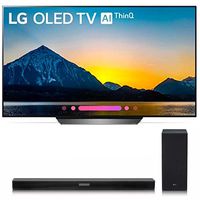 LG 65 inch 4K Smart OLED TV OLED65B8PUA (2018) Bundle with LG SK6Y 2.1 High Res Audio Sound Bar