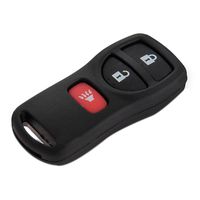 3 Buttons Remote Key Case Shell For Nissan Quest Titan Replacement Durable Plastic Keyless Fob