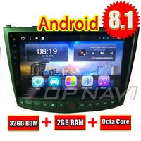 TOPNAVI 32GB Android 8.1 Car Radio for Lexus IS350 IS250 2005 2006 2007 2008 2009 2010 2011 Stereo GPS Navi 10.1Inch Octa Core 2GB RAM WiFi 3G RDS MirrorLink
