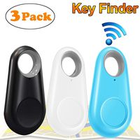 GBD 3 Pack GPS Tracker Smart Key Finder Locator for Kids Boys Girls Pets Keys Wallet Keychain Car Dog Cat Child Phone Alarm Anti Lost Selfie Shutter Wireless Seeker Sensor Holiday Birthday Gift