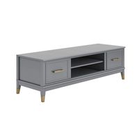 Westerleigh TV Stand for TVs up to 65", Graphite Gray