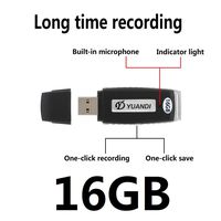 Digital Voice Recorder USB Flash Drive Voice Recorder Mini Audio Sound Recorder USB Voice Recorder One Button Recording and Save Perfect 8GB/90 Hours Recording Files for Class, Meeting, Lectures ...