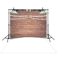 Allenjoy 5x7ft Wedding Custom Snowing Photography Backdrop Winter Christmas Snow Glitter Wood Pine Leaves Rustic Party Celebrate Background Decoration Photo Props