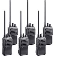 6 Pack of Icom IC-F4001 UHF PREPROGRAMMED Radios