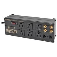 Tripp Lite Isobar 6 Outlet Surge Protector Power Strip, 6ft Cord, Right-Angle Plug, Tel/Coax/Modem Metal Protection, Lifetime  Warranty & $250,000 INSURANCE (ISOBAR6DBS)