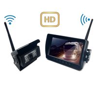 Digital Wireless Backup Camera System Kit HD Waterproof Strong Anti-interference 7 inch LCD With Night Vision Rear View Reversing Security Monitor Set For Truck/Trailer/Van/Bus/RV (7 inch)