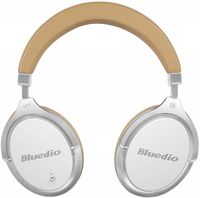 Bluedio Active Noise Cancelling Bluetooth Headphones, High-End ANC /3D Sound Effect /180° Rotation/Wireless&Wired Over Ear Headphones with Gift-Package/Carrying Case (White)