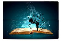 Magic Spell Book with Cute Fairy Silhouette Design Print Image Vinyl Decal Sticker Skin by Trendy Accessories for Surface Pro 4