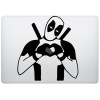 Sticker decal with Deadpool Marvel design, Computer Sticker, Laptop Sticker, Macbook Sticker, Ipad Sticker, Computer Decal, Laptop Decal, Ipad Decal. Cool Accessories for Laptop, Computer, Macbook.