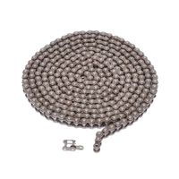 2M #25 Roller Chain with 1 Connector Connecting Link for Go Kart, Mini Bike Chain Replacements