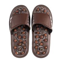 ADAHX Massage Slipper Shoes Unisex Summer Slipper acupoint Healthcare Slipper Health Rotating Accupressure Foot Slippers Men&Women,44/45（30CM）