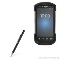 Zebra TC77 Stylus Pen, BoxWave [FineTouch Capacitive Stylus] Super Precise Stylus Pen for Zebra TC77 - Jet Black