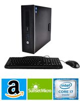 HP Desktop Computer EliteDesk 800 G2 Intel Core i7 6th Gen 6700 (3.40 GHz) 16 GB DDR4 256 GB SSD Windows 10 Pro 64-Bit (Renewed)