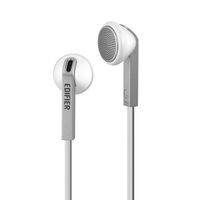 Edifier H190 Premium Earbuds - Classic Style Earbud Headphones - White Earphones with Non-Tangle Wire
