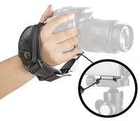 Movo MP-GS15 Genuine Leather Grip Strap with Arca Swiss Type Plate and Quick-Release Disc for DSLR Cameras