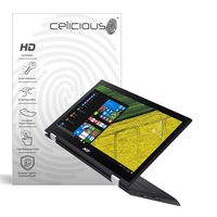 Celicious Vivid Invisible Glossy HD Screen Protector Film Compatible with Acer Spin 3 SP315-51 [Pack of 2]