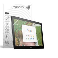 Celicious Vivid Invisible Glossy HD Screen Protector Film Compatible with HP Chromebook x2 12 F015NR [Pack of 2]