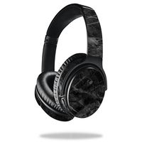 MightySkins Skin Compatible With Bose QuietComfort 35 Headphones - Black Marble | Protective, Durable, and Unique Vinyl Decal wrap cover | Easy To Apply, Remove, and Change Styles | Made in the USA